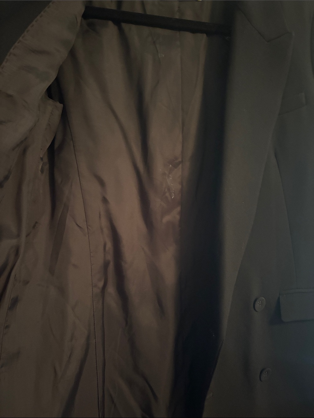 Babaton Black Double-Breasted Blazer Jacket - Picture 4 of 5